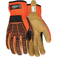 MCR Safety - Size 2XL ANSI Cut Lvl A5, Abrasion Lvl 4, Goatskin Cut Resistant Gloves - Exact Industrial Supply