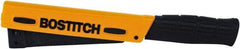 Stanley Bostitch - Manual Hammer Tacker - 1/4, 5/16, 3/8" Staples, 84 Lb Capacity, Yellow, Aluminum Die Cast - Exact Industrial Supply