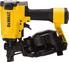 DeWALT - 3/4 to 1-3/4" Nail Length, 0.12" Nail Diam, Roofing Air Nailer - 70 to 120 psi - Exact Industrial Supply