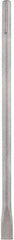 DeWALT - 1" Head Width, 18" OAL, 3/4" Shank Diam, Cold Chisel - SDS Max Drive, SDS Max Shank, Steel - Exact Industrial Supply