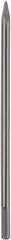DeWALT - 1/2" Head Width, 18" OAL, 1-1/8" Shank Diam, Point Chisel - SDS Max Drive, SDS Max Shank, Steel - Exact Industrial Supply