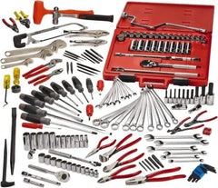 Proto - 157 Piece 3/8 & 1/2" Drive Master Tool Set - Comes in Top Chest - Exact Industrial Supply