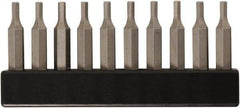 Wiha - Hex Screwdriver Bit - 4mm Drive, 28mm OAL - Exact Industrial Supply
