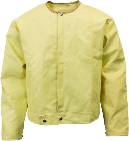 National Safety Apparel - Size XL Yellow Cut Resistant Jacket - Exact Industrial Supply