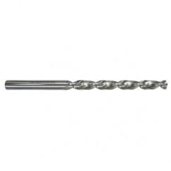 4mm Dia. - HSS Parabolic Taper Length Drill-130° Point-Coolant-Bright - Exact Industrial Supply