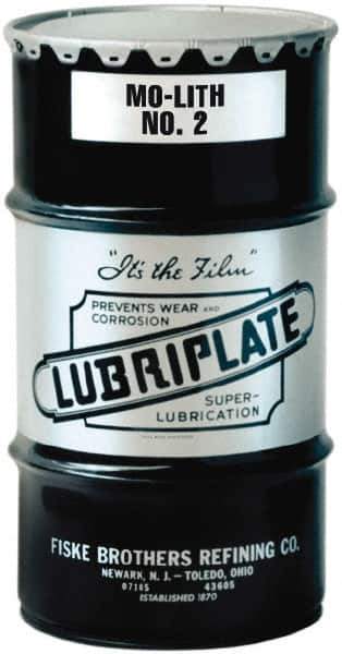 Lubriplate - 120 Lb Drum Moly-Disulfide Extreme Pressure Grease - Gray, Extreme Pressure, 350°F Max Temp, NLGIG 2, - Exact Industrial Supply