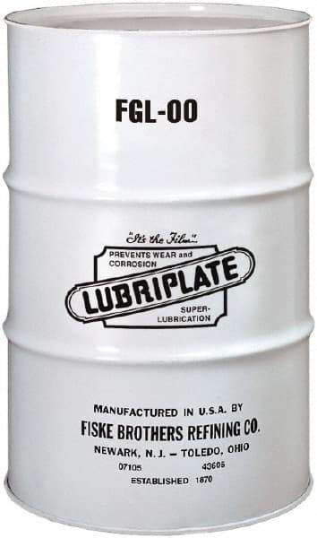 Lubriplate - 400 Lb Drum Aluminum General Purpose Grease - White, Food Grade, 300°F Max Temp, NLGIG 00, - Exact Industrial Supply