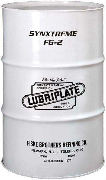 Lubriplate - 400 Lb Drum Calcium Extreme Pressure Grease - Tan, Extreme Pressure, Food Grade & High/Low Temperature, 450°F Max Temp, NLGIG 2, - Exact Industrial Supply