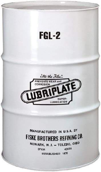 Lubriplate - 400 Lb Drum Aluminum General Purpose Grease - White, Food Grade, 400°F Max Temp, NLGIG 2, - Exact Industrial Supply