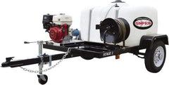 Simpson - Gas, 11.7 hp, 4,200 psi, 4 GPM, Cold Water Pressure Washer - CAT Triplex, 100' x 3/8" Hose - Exact Industrial Supply