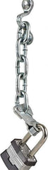 Sav-Lok - Chain Assembly - For Use with Padlocks with Shackles from 3/8 to 7/16" - Exact Industrial Supply