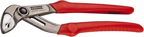 Proto - 12-19/32" OAL, 1-59/64" Max Capacity, 73mm Jaw Length, 12 Position Tongue & Groove Pliers - Slim Head - Exact Industrial Supply