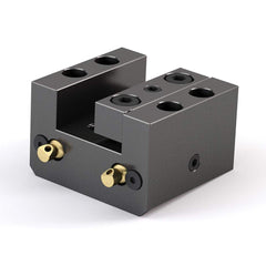 Global CNC Industries - Turret & VDI Tool Holders; Type: Hwacheon OD Facing Block ; Clamping System: 74mm X 30mm ; Tool Axis: OD ; Through Coolant: No ; Outside Diameter (Decimal Inch): 1.0000 ; Additional Information: 4 Mounting Holes - Exact Industrial Supply
