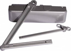 4031 Door Closer Damper: 9.5″ Closer Body Length Cast Iron, Aluminum (Satin) Finish, Non-Handed