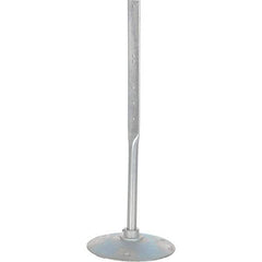 Vestil - 17-3/8" Wide x 48" High Sign Compatiblity, Steel Sign Stand - Silver - Exact Industrial Supply