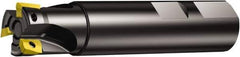 Sandvik Coromant - 1" Cut Diam, 15.6972mm Max Depth of Cut, 1" Shank Diam, 4" OAL, Indexable Square Shoulder Ramping End Mill - R390-17.. Inserts, Weldon Shank, 90° Lead Angle, Through Coolant, Series CoroMill 390 - Exact Industrial Supply