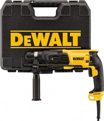 DeWALT - 120 Volt 1" SDS Chuck Electric Rotary Hammer - 0 to 5,500 BPM, 0 to 1,500 RPM, Reversible - Exact Industrial Supply