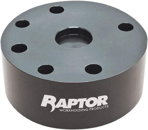 Raptor Workholding - 2" Jaw Width, 2" High Riser - For Use with 4 & 5 Axis Workholding Systems - Exact Industrial Supply