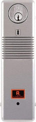 Alarm Lock - All Purpose Lever Lockset - 2-3/8" Back Set, Steel, Silver Finish - Exact Industrial Supply