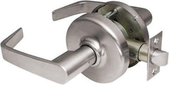 Corbin Russwin - Passage Lever Lockset - 2-3/4" Back Set, Steel, Brushed Chrome Finish - Exact Industrial Supply