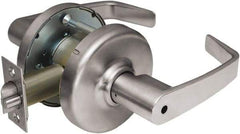 Corbin Russwin - Passage Lever Lockset - 2-3/4" Back Set, Steel, Brushed Chrome Finish - Exact Industrial Supply