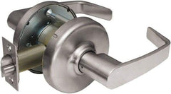 Corbin Russwin - Passage Lever Lockset - 2-3/4" Back Set, Steel, Brushed Chrome Finish - Exact Industrial Supply