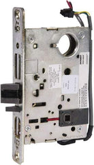 Sargent - All Purpose Lever Lockset - 2-3/4" Back Set, Steel, Brushed Chrome Finish - Exact Industrial Supply