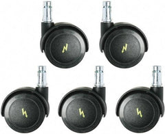 Bevco - Black Caster Set - For Bevco Seating - Exact Industrial Supply
