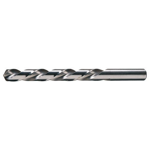 25/64 LHS / LHC HSS 118 Degree Radial Point General Purpose Left Hand Jobber Length Drill - Bright - Exact Industrial Supply
