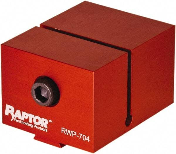 Raptor Workholding - 3/4" Jaw Width, 1.82" High x 2.35" Long x 2.95" Wide Dovetail Vise - For Use with 4 & 5 Axis Workholding Systems - Exact Industrial Supply