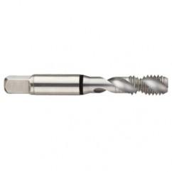 3/8-24 2B 2-Flute Cobalt Black Ring Semi-Bottoming 45 degree Spiral Flute Tap-Bright - Exact Industrial Supply