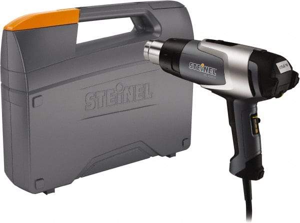Steinel - 120 to 1,150°F Heat Setting, 4 to 13 CFM Air Flow, Heat Gun - 120 Volts, 13.3 Amps, 1,600 Watts, 6' Cord Length - Exact Industrial Supply