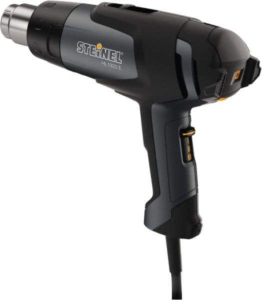 Steinel - 120 to 1,100°F Heat Setting, 4 to 13 CFM Air Flow, Heat Gun - 120 Volts, 13.2 Amps, 1,500 Watts, 6' Cord Length - Exact Industrial Supply