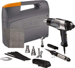 Steinel - 120 to 1,200°F Heat Setting, 4 to 13 CFM Air Flow, Heat Gun Kit - 120 Volts, 13.5 Amps, 1,600 Watts, 6' Cord Length - Exact Industrial Supply