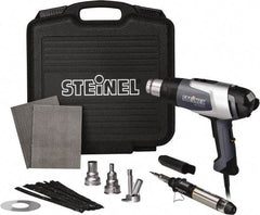 Steinel - 120 to 1,200°F Heat Setting, 4 to 13 CFM Air Flow, Heat Gun Kit - 120 Volts, 13.5 Amps, 1,600 Watts, 6' Cord Length - Exact Industrial Supply