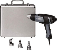 Steinel - 120 to 1,100°F Heat Setting, 1 to 13 CFM Air Flow, Heat Gun Kit - 120 Volts, 13.2 Amps, 1,600 Watts, 6' Cord Length - Exact Industrial Supply