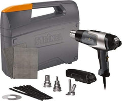 Steinel - 120 to 1,200°F Heat Setting, 4 to 13 CFM Air Flow, Heat Gun Kit - 120 Volts, 13.5 Amps, 1,600 Watts, 6' Cord Length - Exact Industrial Supply