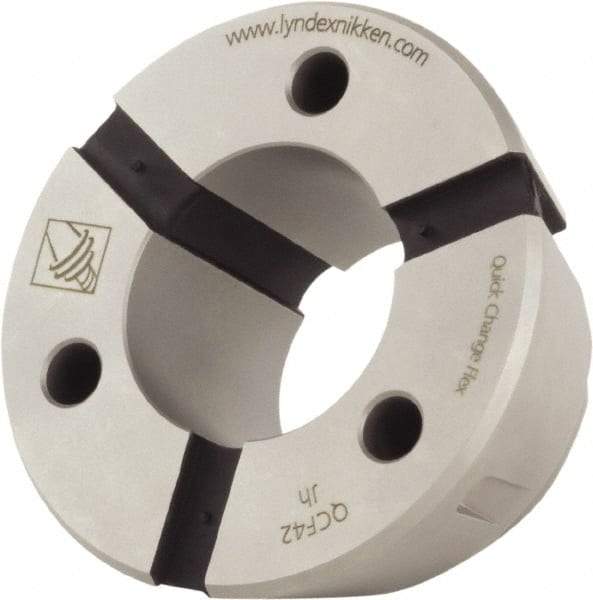 Lyndex - 1-19/32", Series QCFC42, QCFC Specialty System Collet - 1-19/32" Collet Capacity, 0.0004" TIR - Exact Industrial Supply
