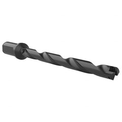 Allied Machine and Engineering - 45/64" to 15/16" Diam 8-5/8" Max Depth Helical Flute Spade Drill - Exact Industrial Supply