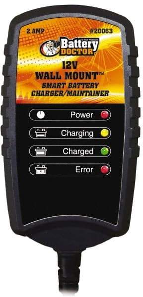 Battery Doctor - 12 Volt Automatic Charger/Maintainer - 2 Amps - Exact Industrial Supply