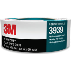 3M Heavy Duty Duct Tape 3939 Silver 48 mm × 54.8 m 9.0 mil Individually Wrapped Conveniently Packaged - Exact Industrial Supply