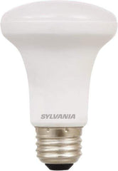 SYLVANIA - 5 Watt LED Flood/Spot Medium Screw Lamp - 2,700°K Color Temp, 350 Lumens, Dimmable, Shatter Resistant, R20, 11,000 hr Avg Life - Exact Industrial Supply