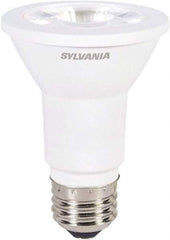 SYLVANIA - 6 Watt LED Flood/Spot Medium Screw Lamp - 3,000°K Color Temp, 425 Lumens, Shatter Resistant, PAR20, 25,000 hr Avg Life - Exact Industrial Supply
