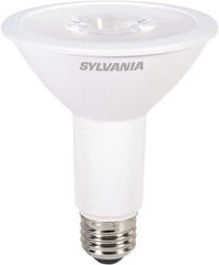 SYLVANIA - 9 Watt LED Flood/Spot Medium Screw Lamp - 3,000°K Color Temp, 700 Lumens, Shatter Resistant, PAR30L, 25,000 hr Avg Life - Exact Industrial Supply