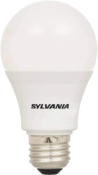 SYLVANIA - 12 Watt LED Residential/Office Medium Screw Lamp - 2,700°K Color Temp, 1,100 Lumens, Shatter Resistant, A19, 11,000 hr Avg Life - Exact Industrial Supply
