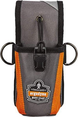 Ergodyne - Radio Holster with 1 Pocket - Ballistic Polyester, Gray - Exact Industrial Supply