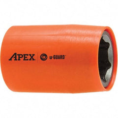 Apex - 1/4" Drive, Square Drive Socket - 1.835" OAL - Exact Industrial Supply