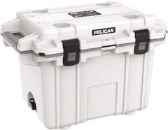 Pelican Products, Inc. - 50 Qt Cooler - Polypropylene, White/Gray - Exact Industrial Supply