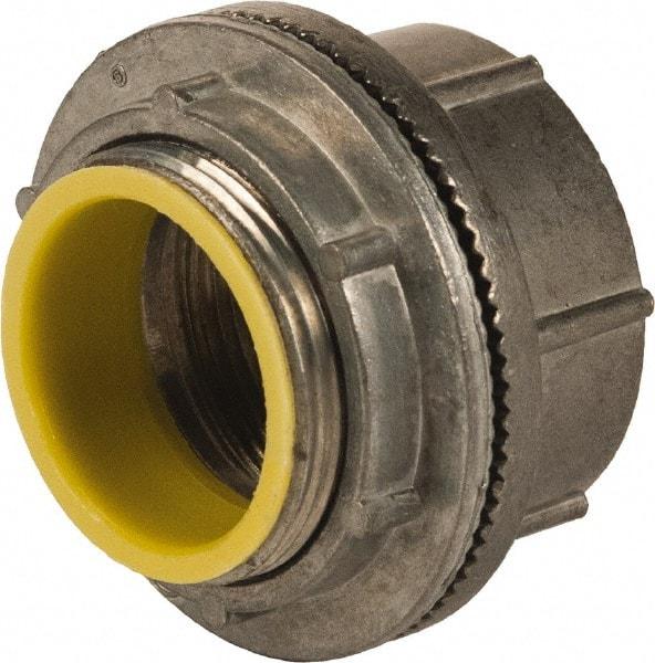 Hubbell-Raco - 3" Trade, Die Cast Zinc Threaded Rigid/Intermediate (IMC) Conduit Hub - Insulated - Exact Industrial Supply