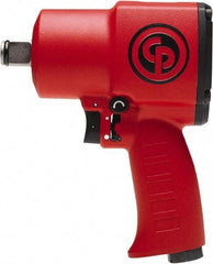 Chicago Pneumatic - 3/4" Drive, 4,850 RPM, 1,050 Ft/Lb Torque Impact Wrench - Pistol Grip Handle, 960 IPM, 34.75 CFM, 90 psi, 3/8" NPT Inlet - Exact Industrial Supply